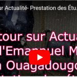 Retour sur Actualité- Prestation des Étudiants