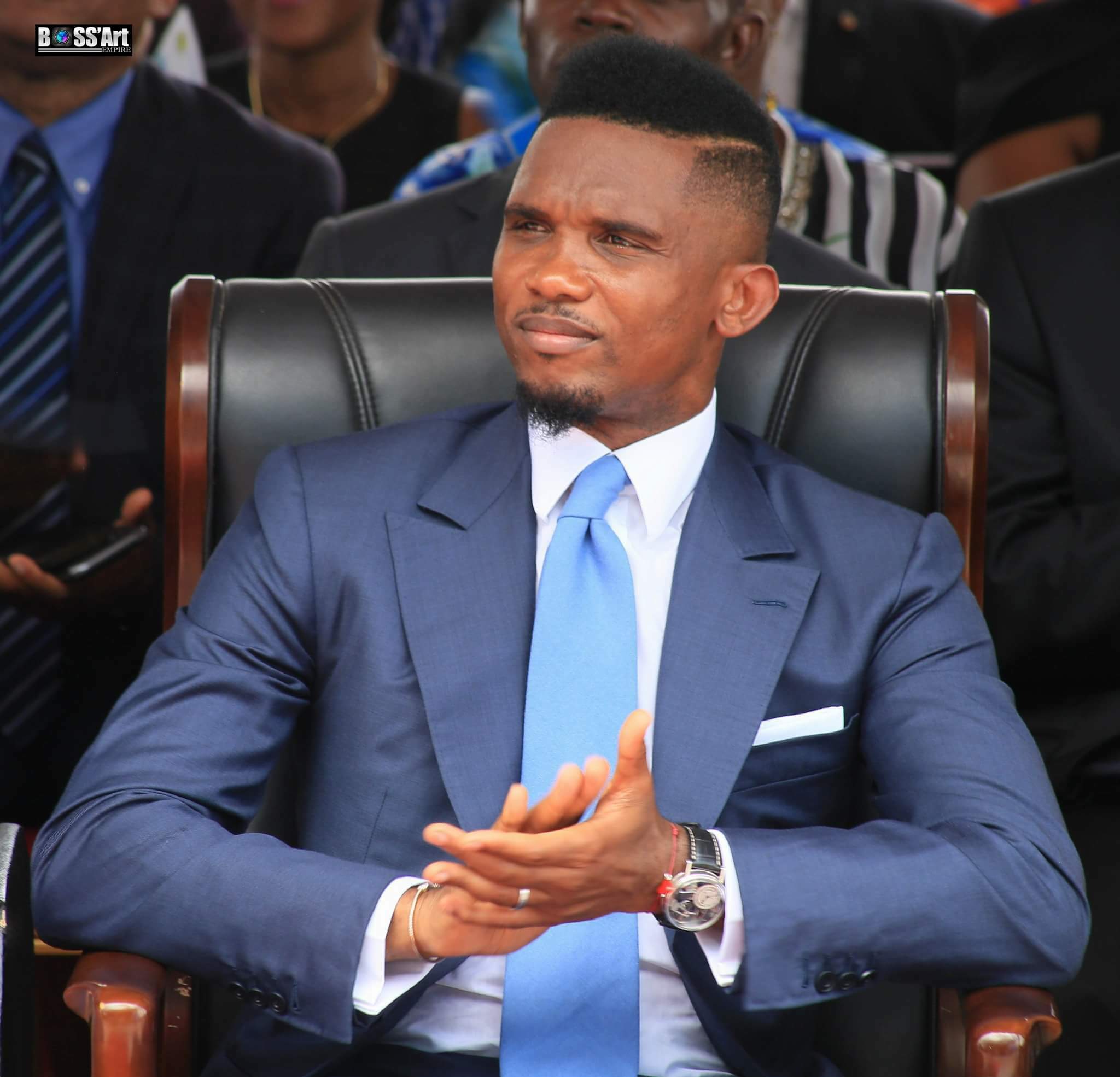 CAMEROUN : « Le sport m’a tout donné, je vais partager avec les jeunes mon expérience » a déclaré le capitaine des lions indomptable du Cameroun Samuel Eto’o Fils