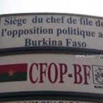 BURKINA FASO : « Toute l’Opposition politique est contre les réformes proposées et défendues par le Président de la CENI. », le CFOP.