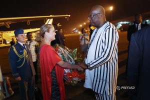 Coopération: Julie Payette est arrivée à Ouagadougou.