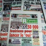 COTE D’IVOIRE : journée presse morte” sur toute l’étendue du territoire ivoirien.