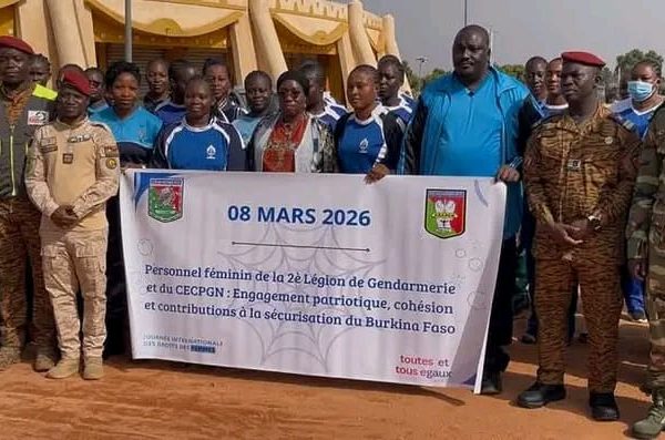 Personnel féminin de la gendarmerie à Bobo-Dioulasso