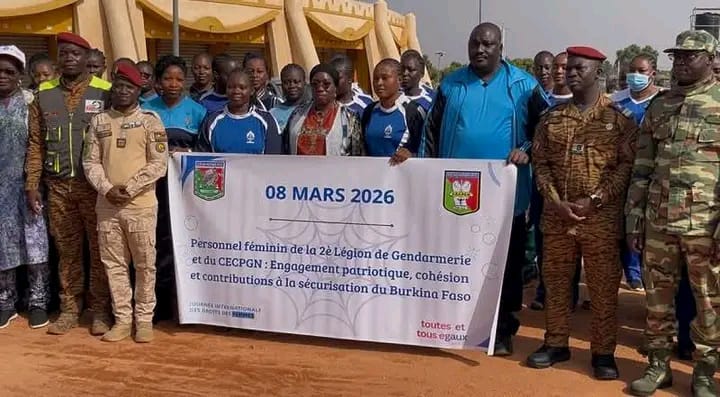 Personnel féminin de la gendarmerie à Bobo-Dioulasso